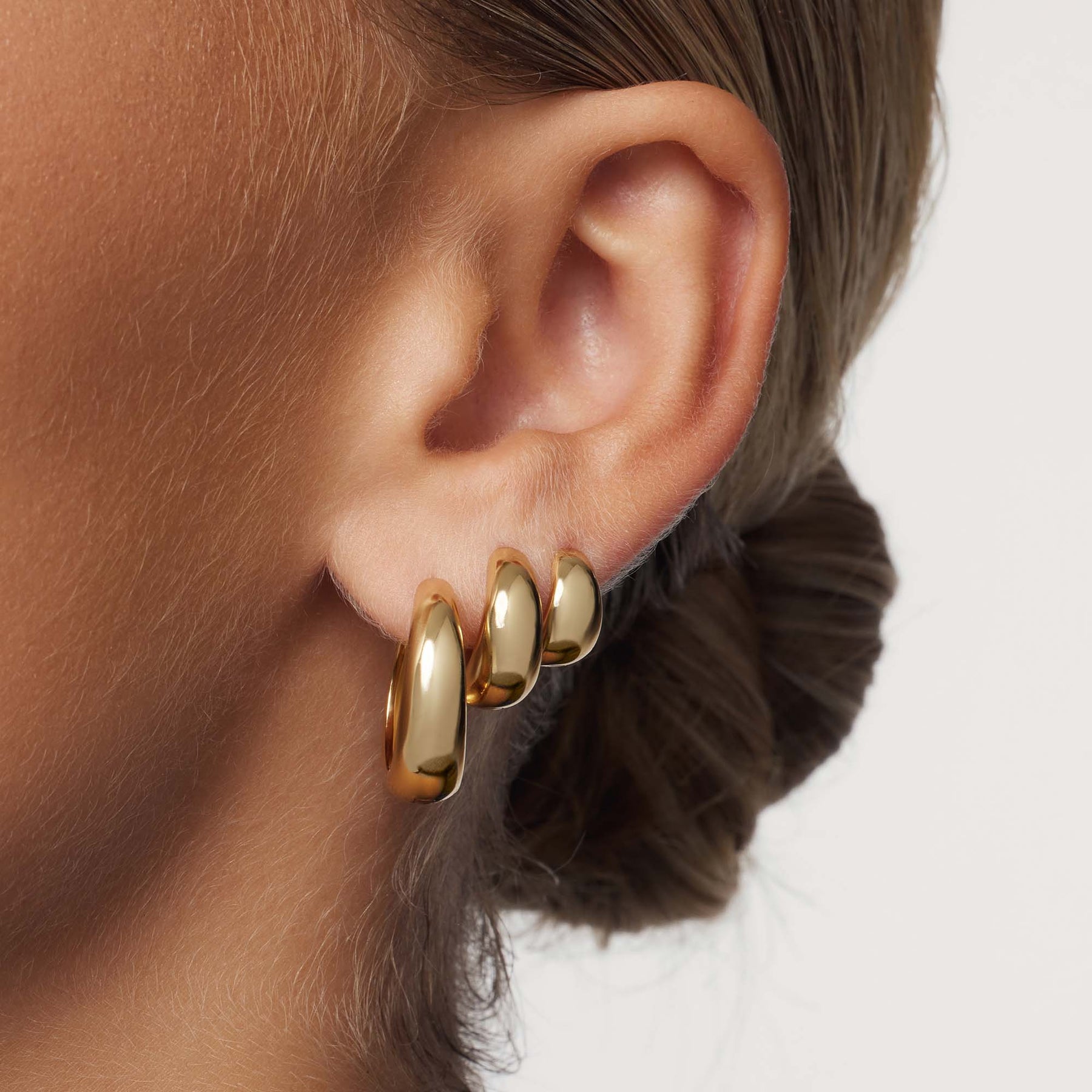 Orecchini a cerchio Rue Statement | Oro