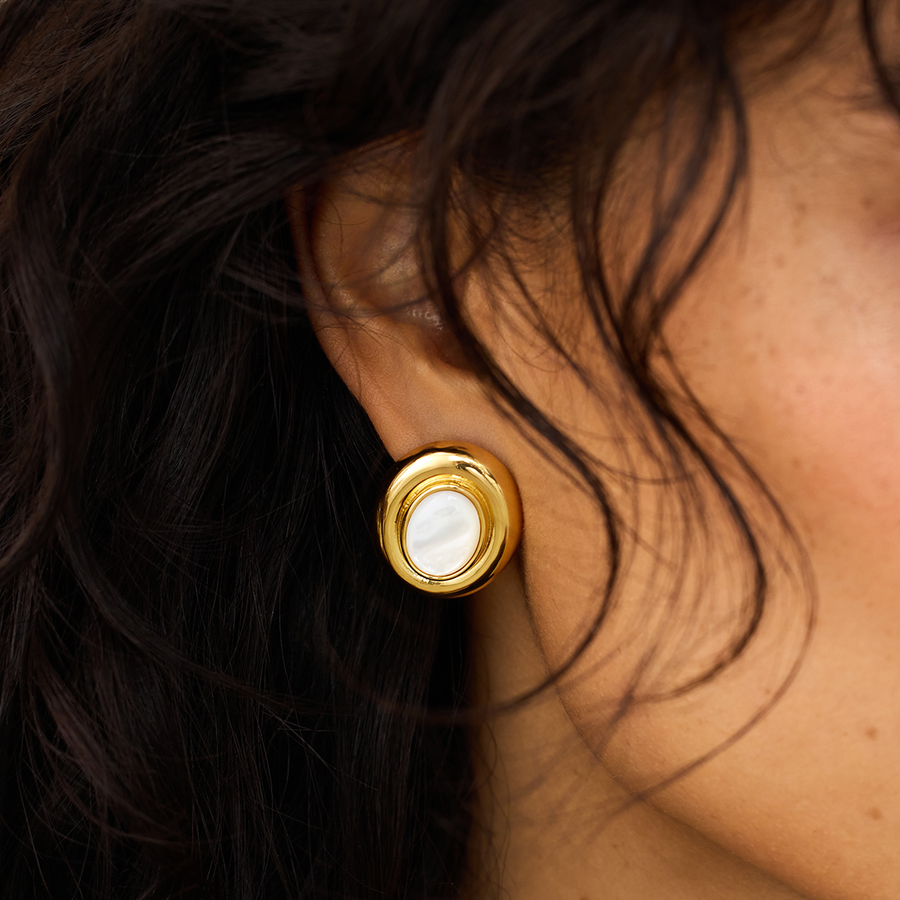 Orecchini Giselle Perla | Oro