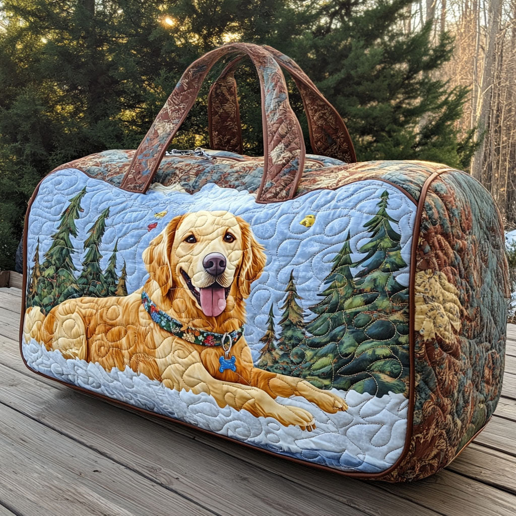Borsa a Tracolla Trapuntata Golden Companions