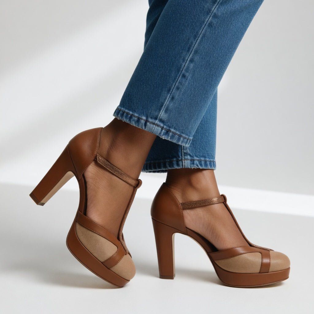 Mayelin – Scarpe con tacco rétro: eleganza e supporto ergonomico