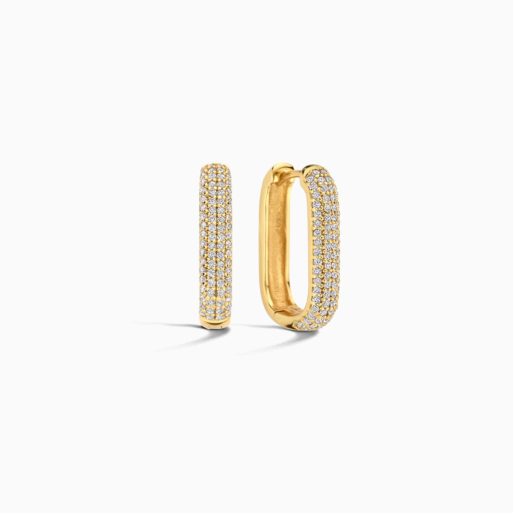 Orecchini Icon Pavé | Oro