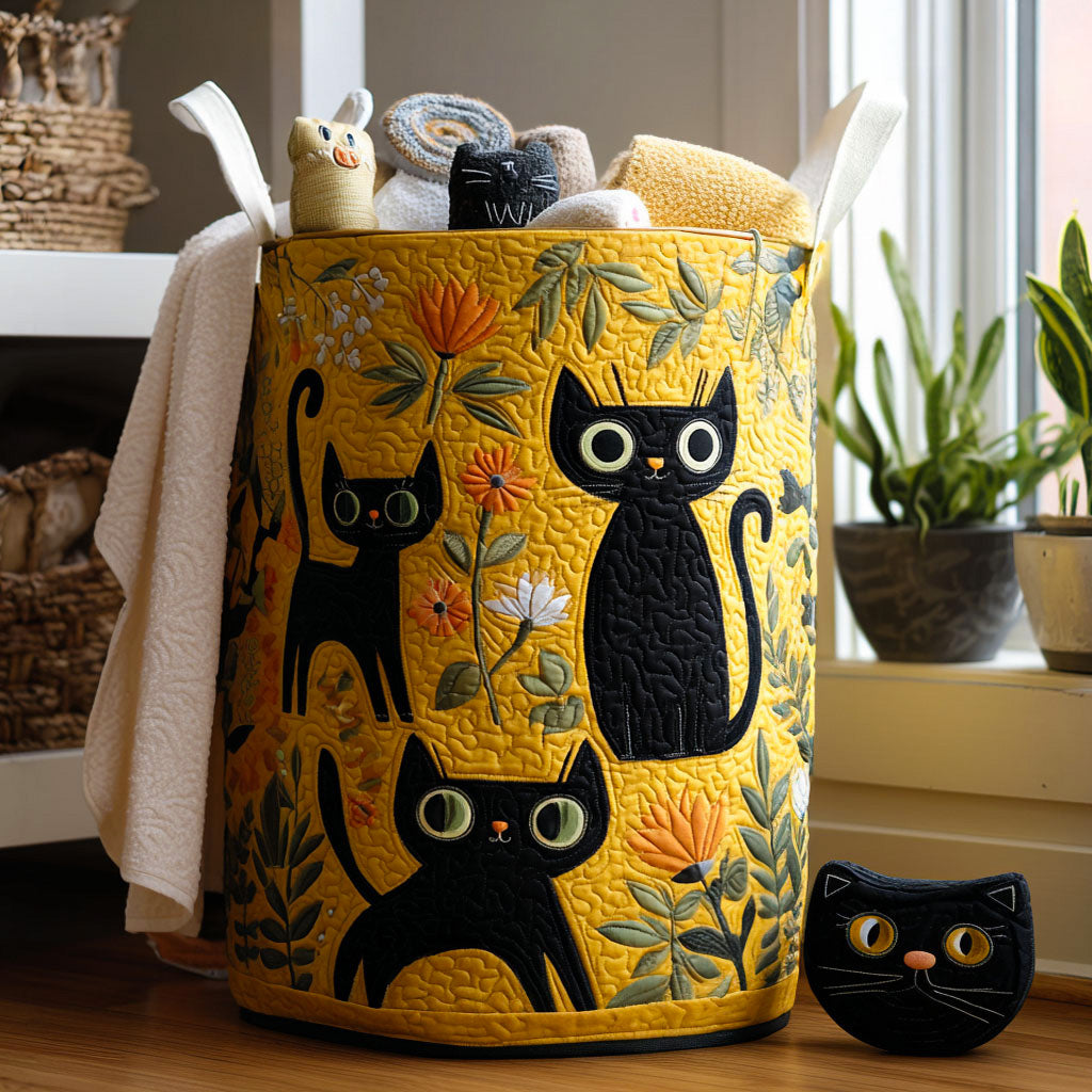 Luna | Cesto per la Biancheria a Design di Gatto