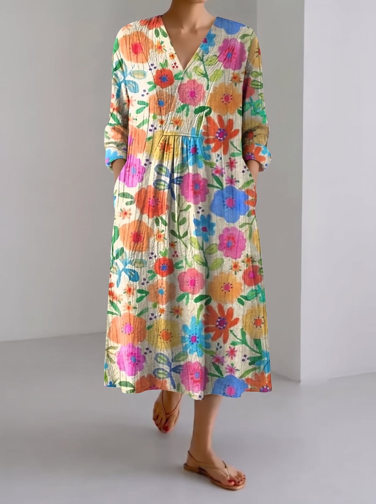 Emma | Vestito comodo in lino