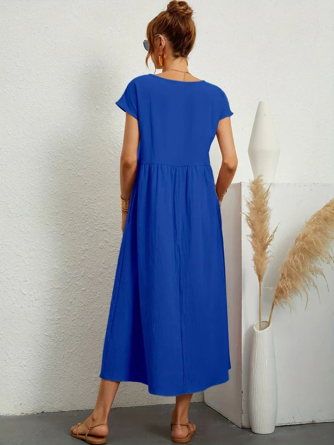 Aria | Abito midi fluido dall'eleganza intramontabile
