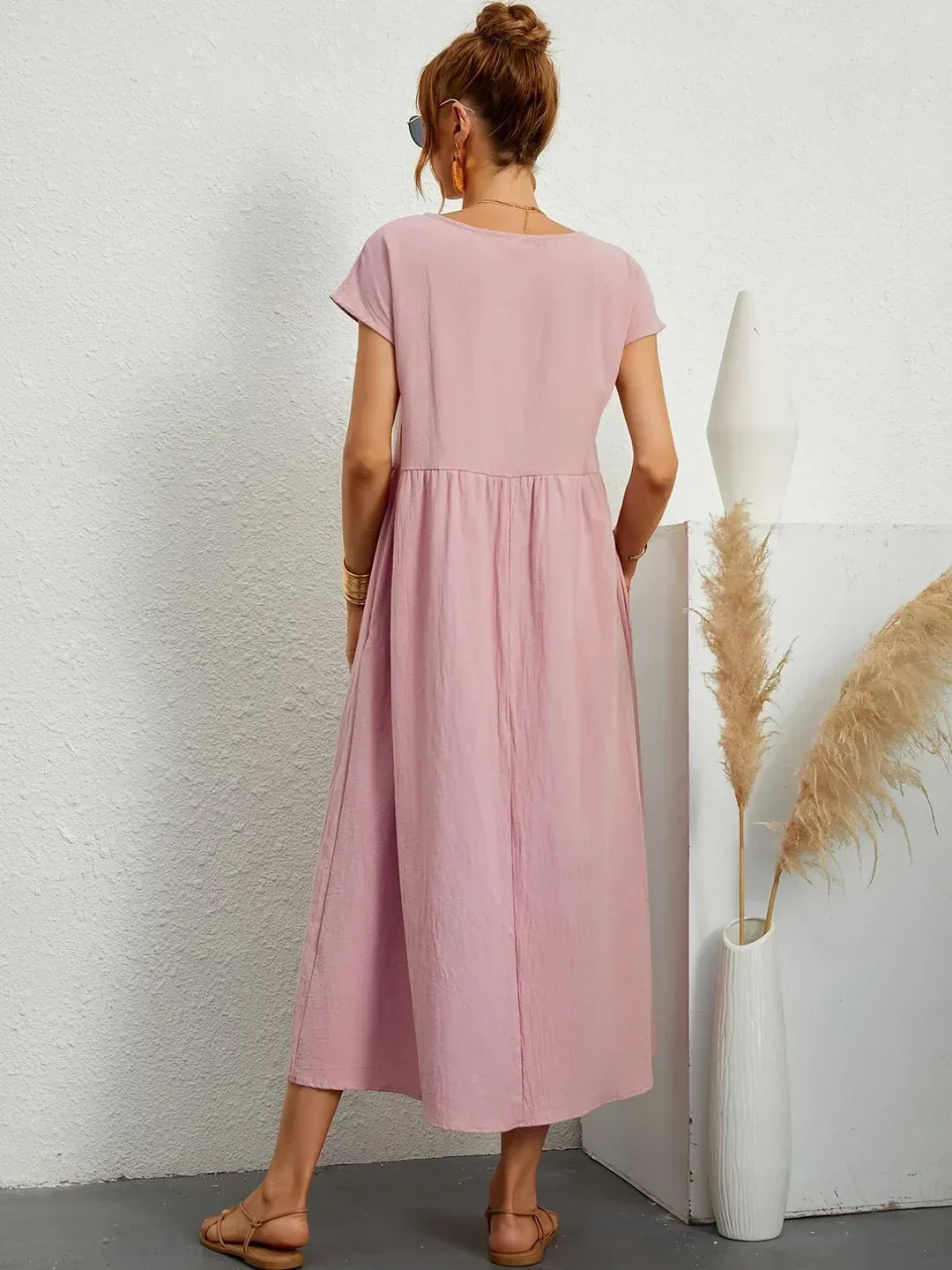 Aria | Abito midi fluido dall'eleganza intramontabile