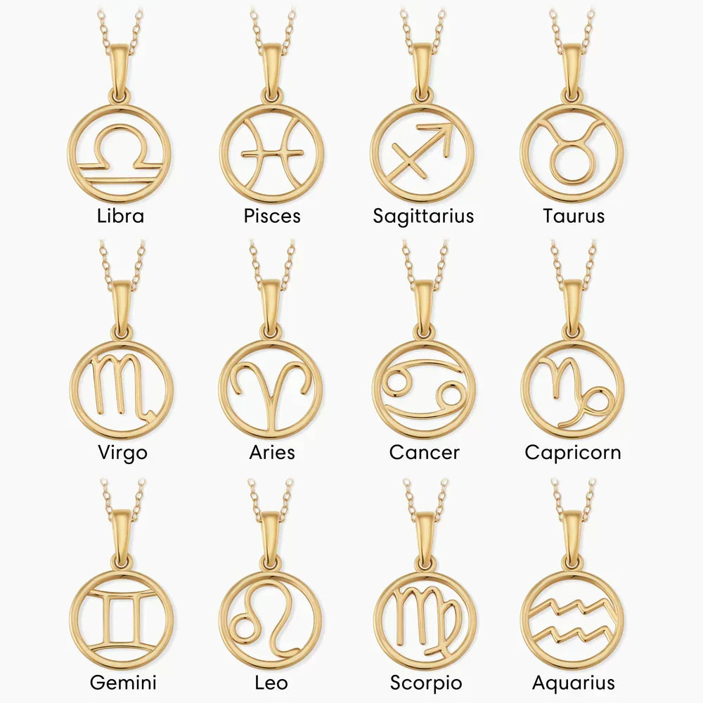 Collana con segno zodiacale | Oro