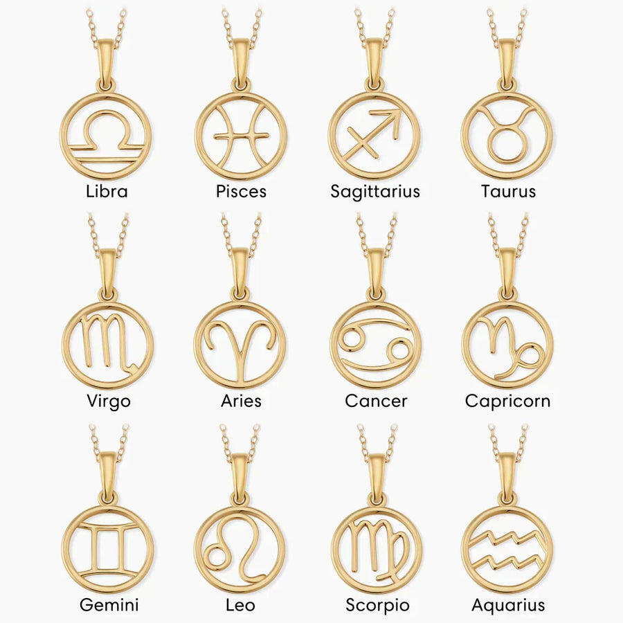 Collana con segno zodiacale | Oro