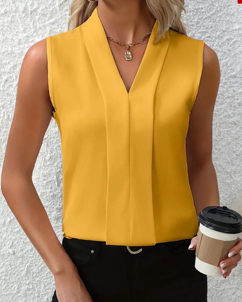 Adriana | Top casual ampio con scollo a V