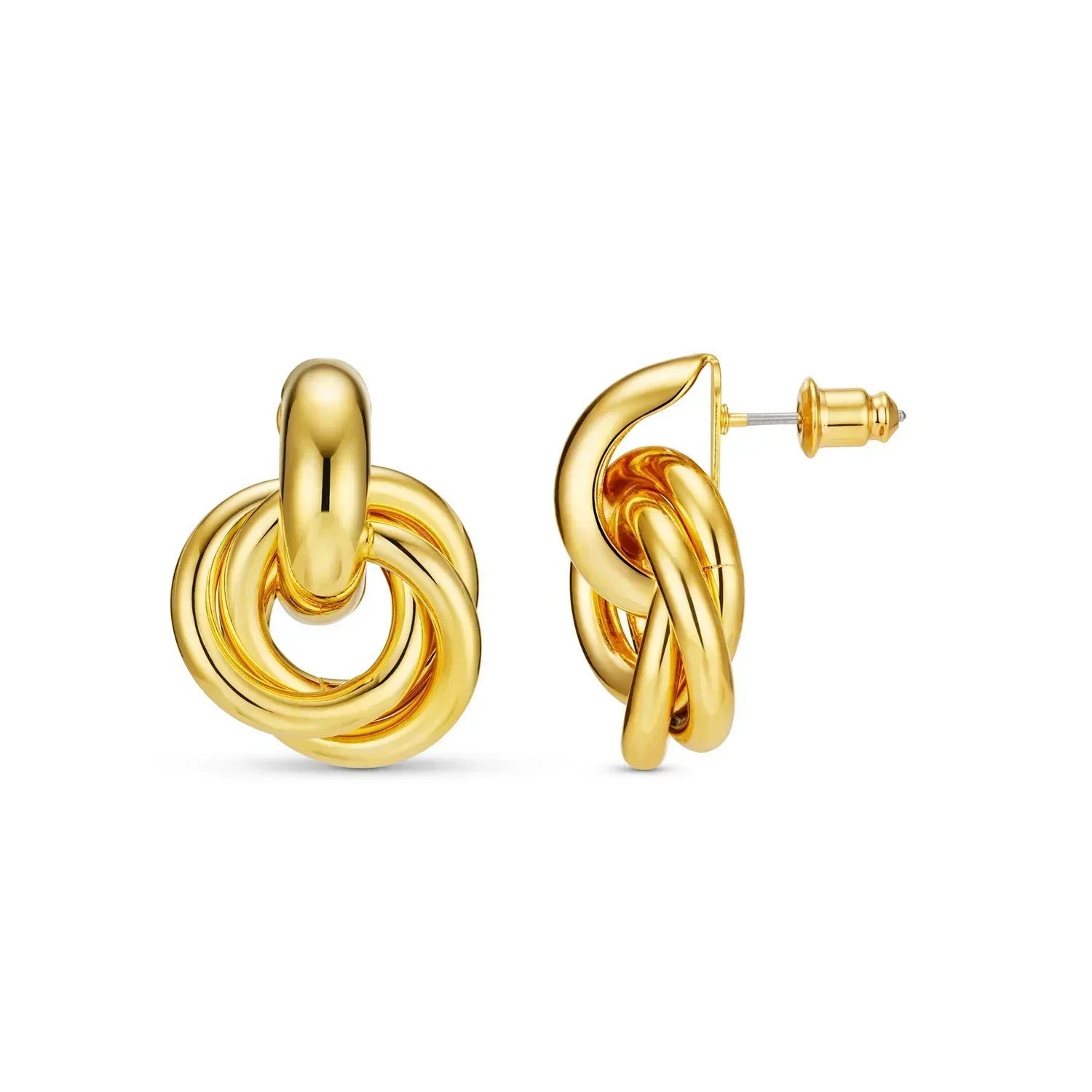 Orecchini statement intrecciati | Oro