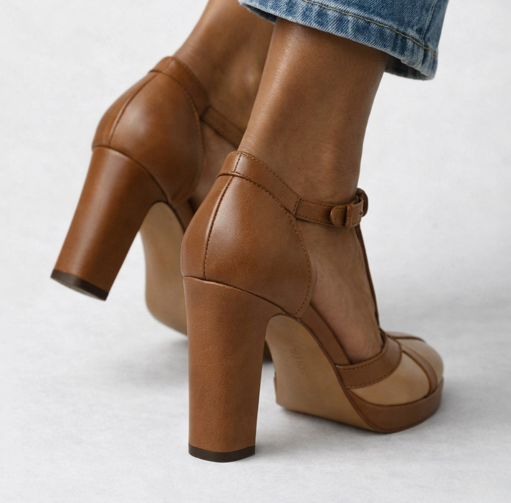 Mayelin – Scarpe con tacco rétro: eleganza e supporto ergonomico