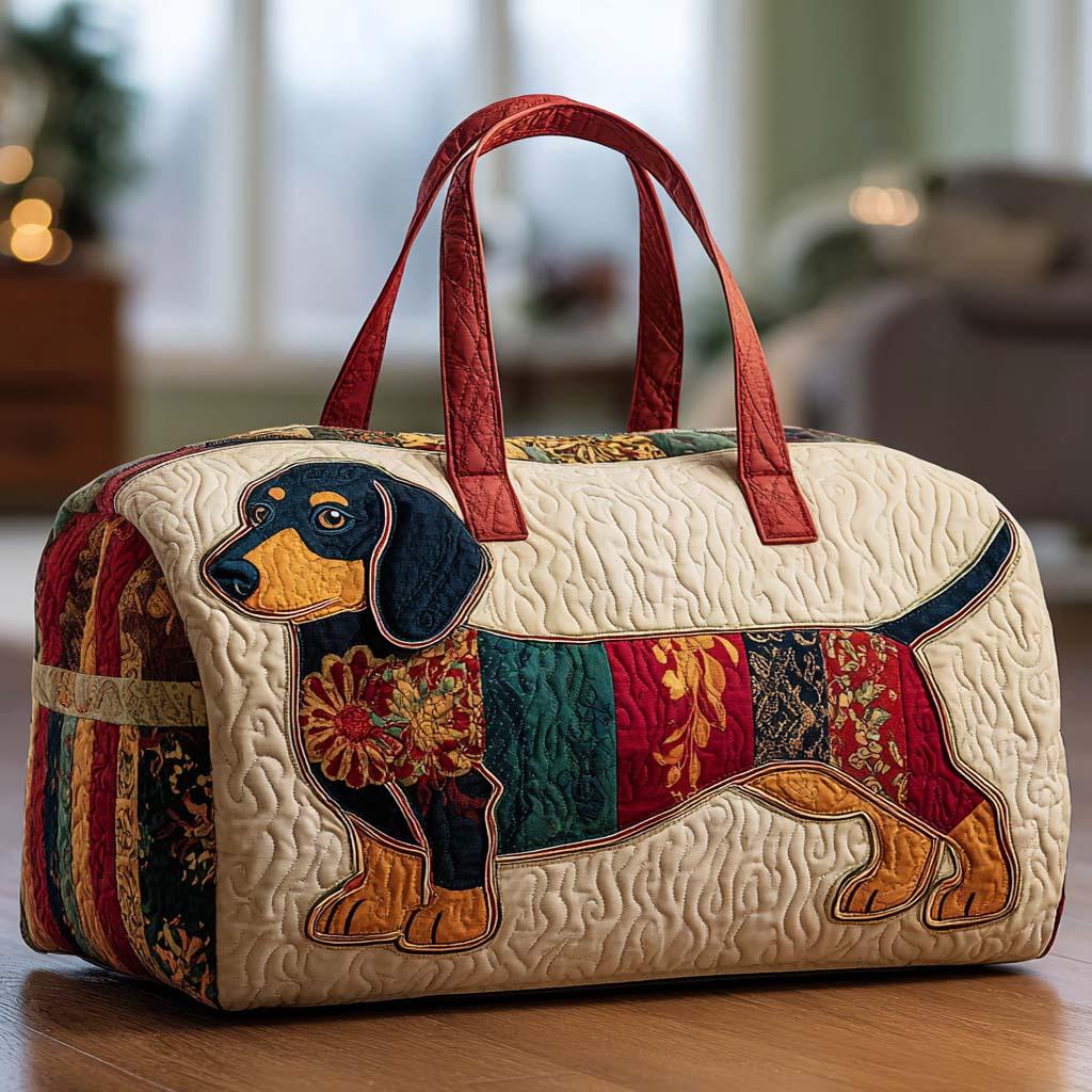 Borsa a Tracolla Trapuntata Patch Pup