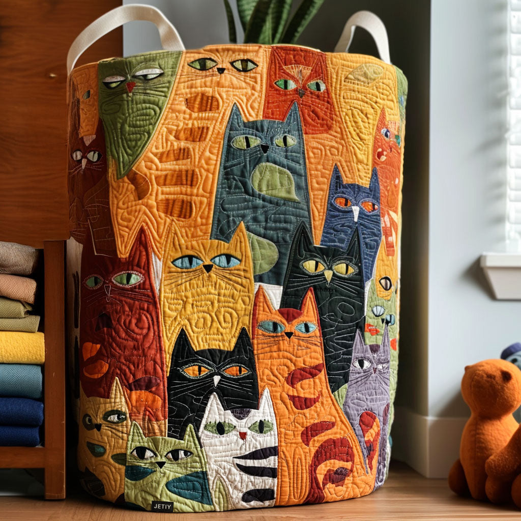 Luna | Cesto per la Biancheria a Design di Gatto
