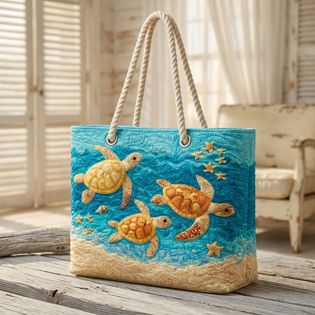 Borsa da Spiaggia - Costa della Tartaruga Dorata