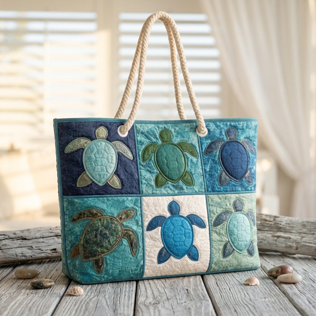 Borsa da Spiaggia - Tartaruga Blu