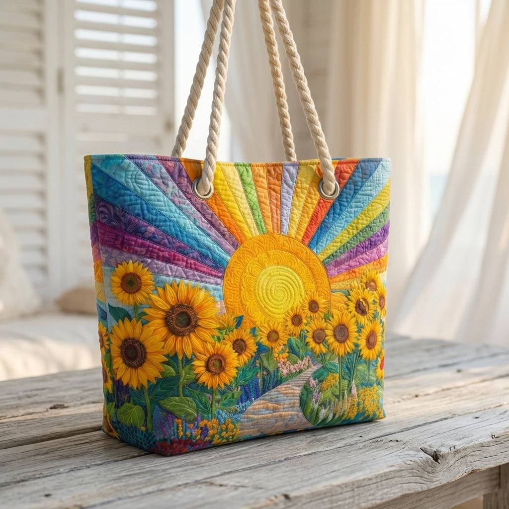 Borsa da Spiaggia - Sole Arcobaleno