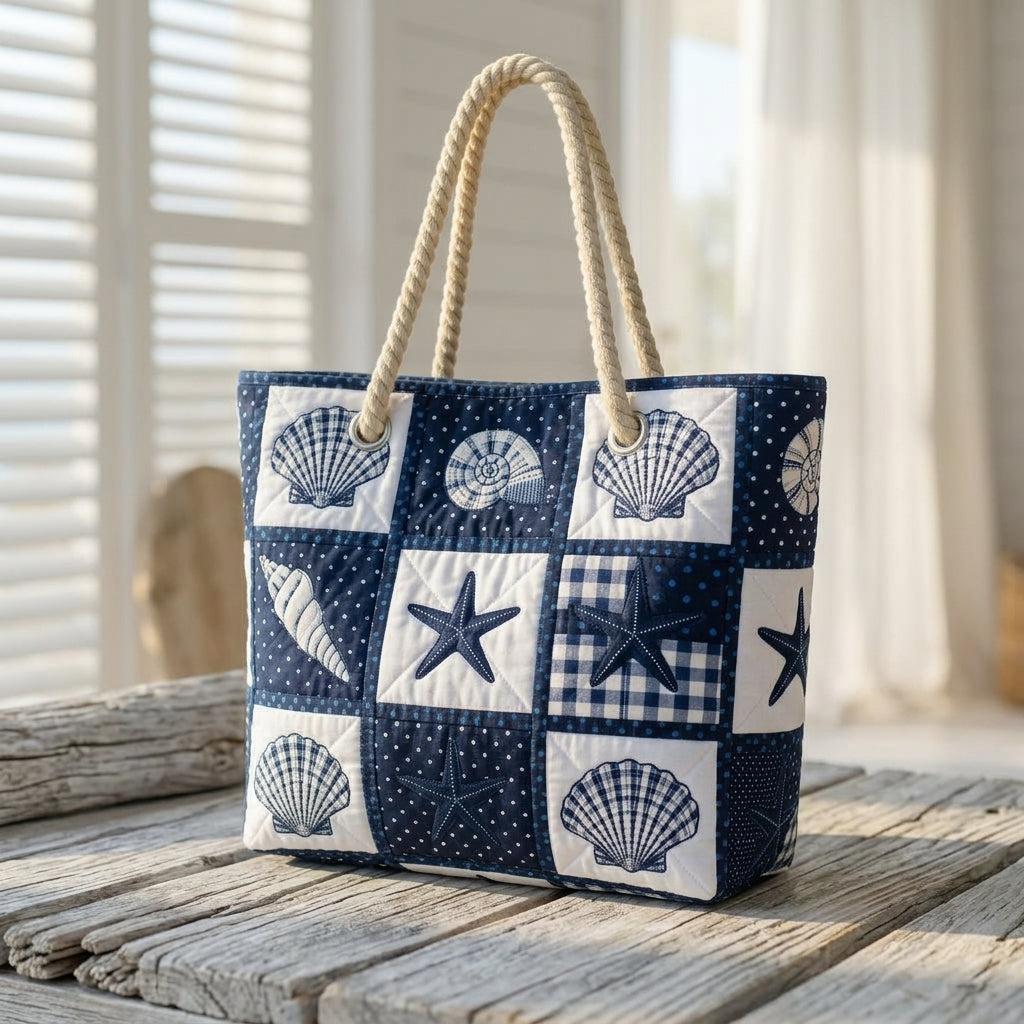 Borsa da Spiaggia - Serenità di Conchiglie