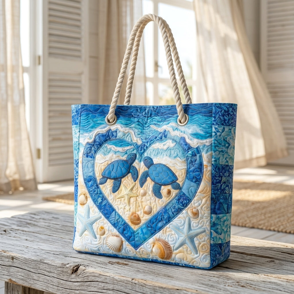 Borsa da Spiaggia - Serenità della Tartaruga