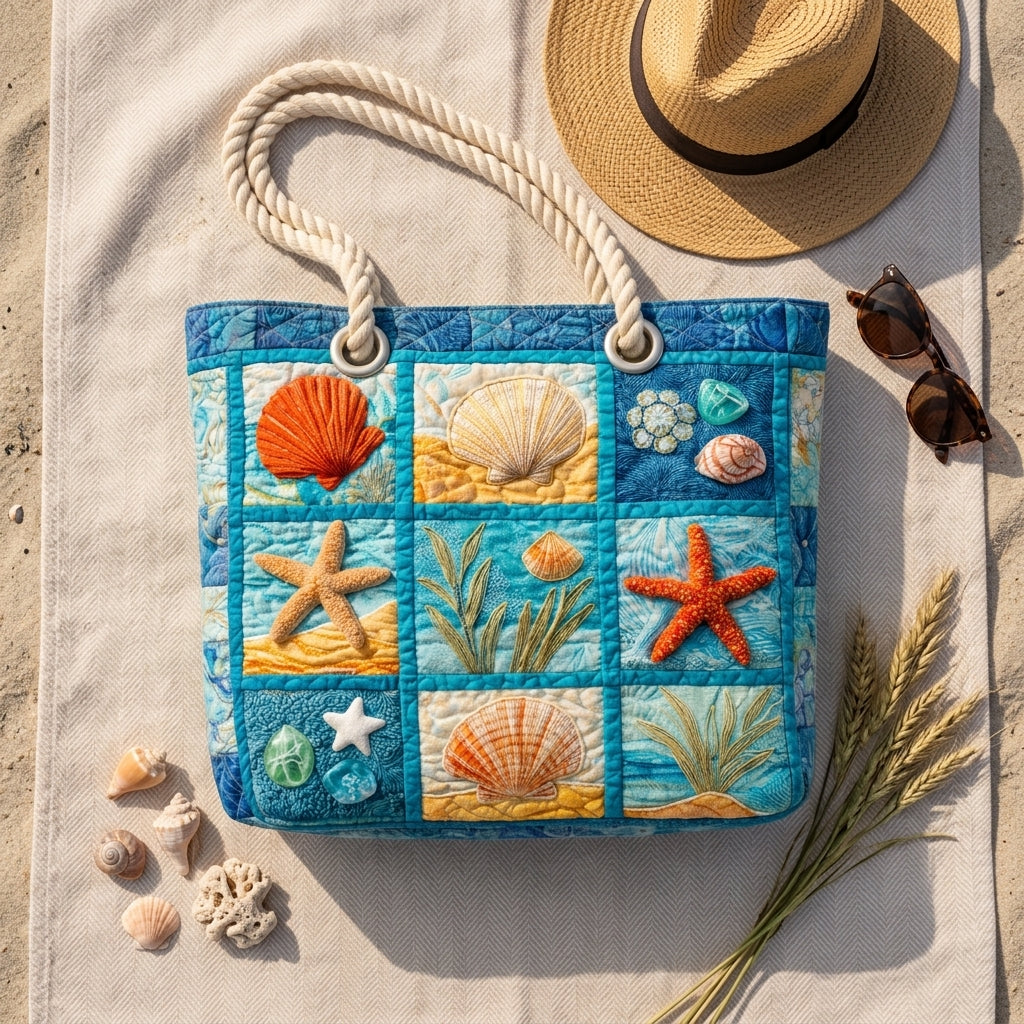 Borsa da Spiaggia - Conchiglie Costiere