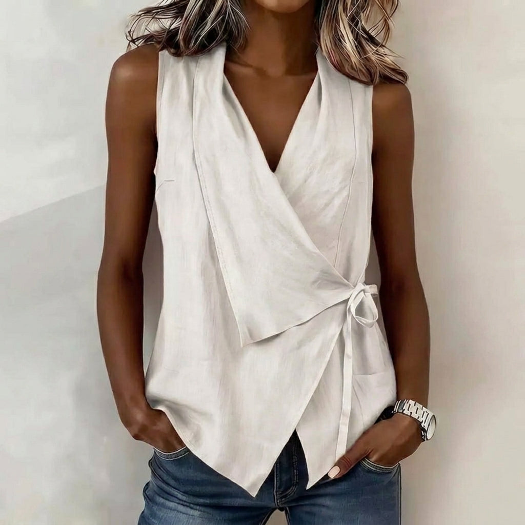 Terracotta | Blusa smanicata