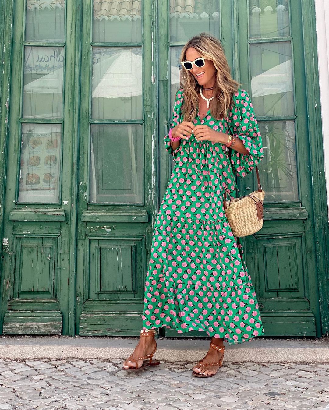 Smeralda | Abito lungo boho