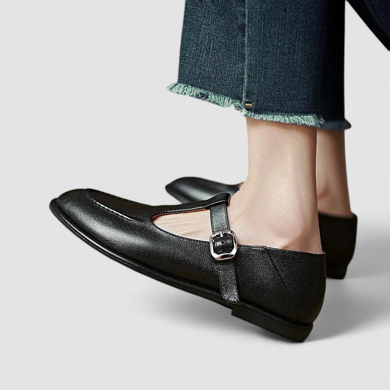 Camila – Scarpe ortopediche Mary Jane con tacco basso