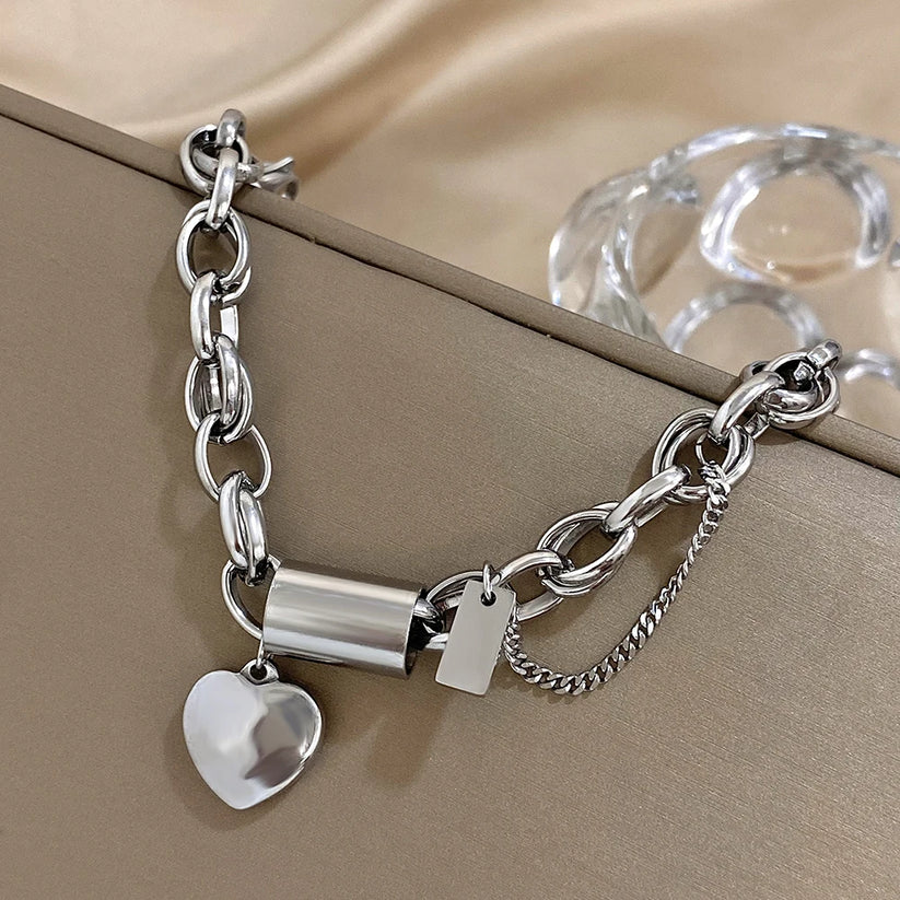Bracciale Chunky Heartened | Oro
