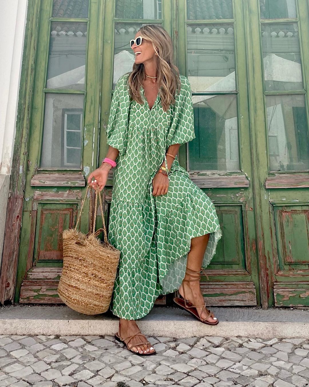 Smeralda | Abito lungo boho