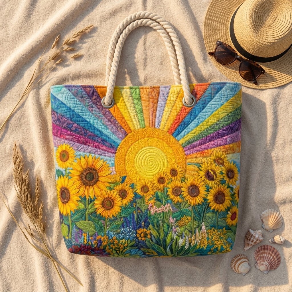 Borsa da Spiaggia - Sole Arcobaleno