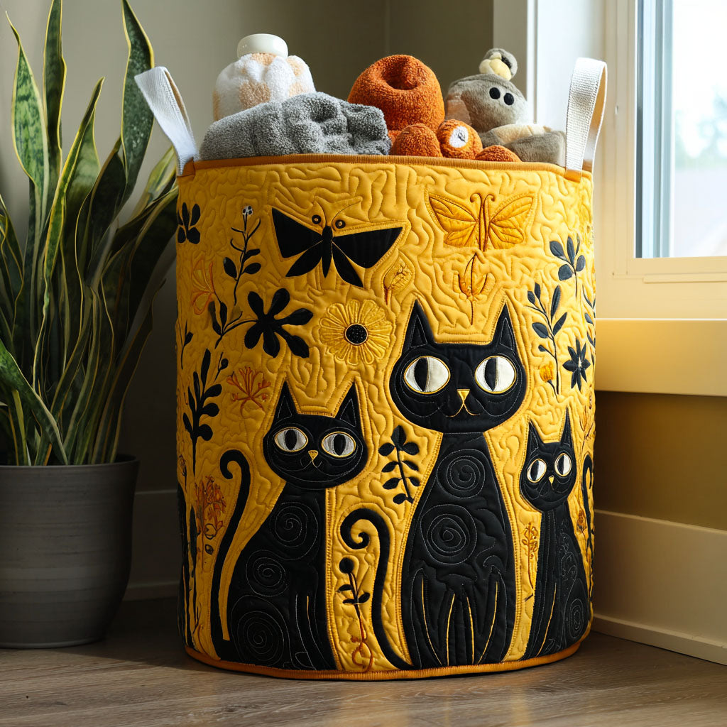 Luna | Cesto per la Biancheria a Design di Gatto