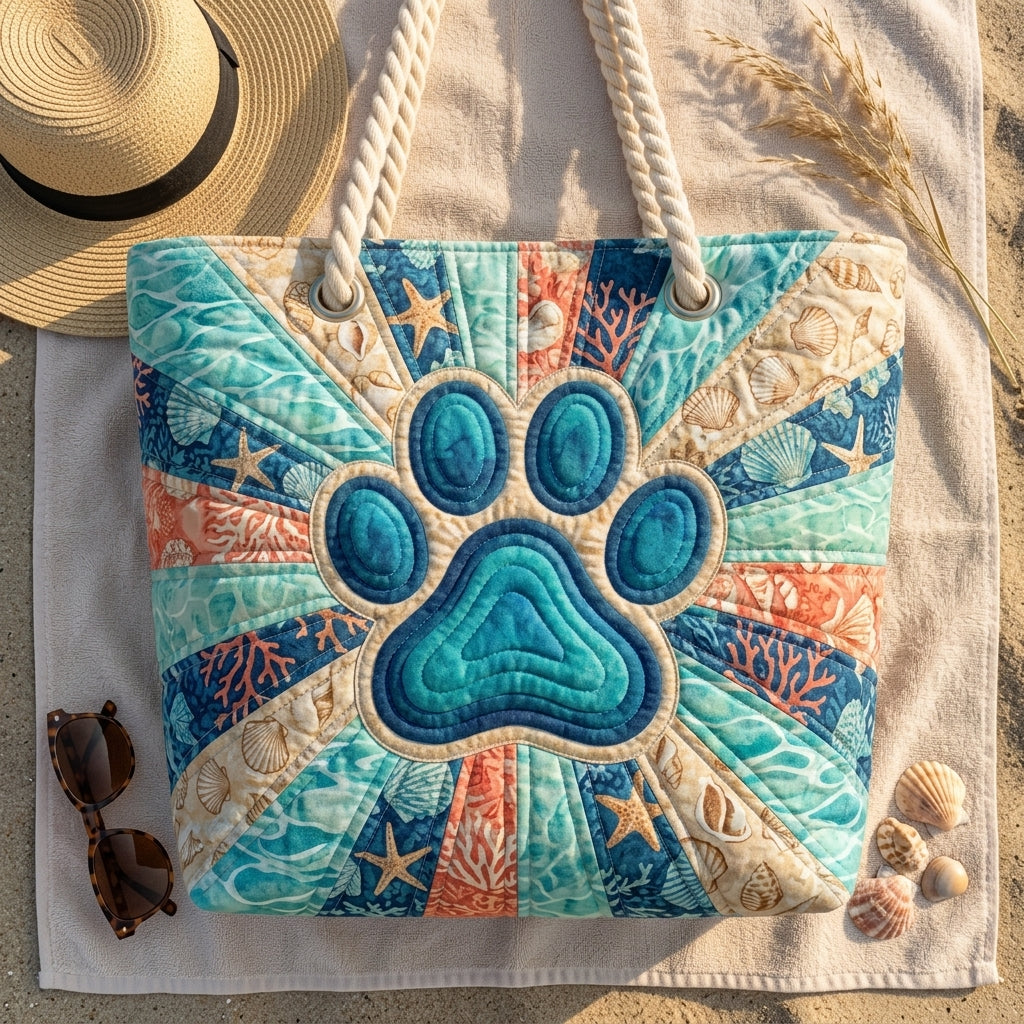 Borsa da Spiaggia - Impronta di Zampa