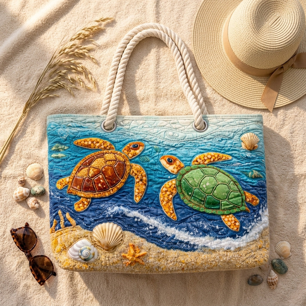 Borsa da Spiaggia - Tartaruga Tropicale