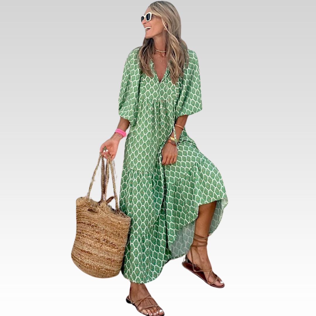 Smeralda | Abito lungo boho