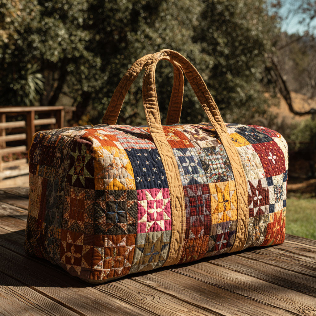 Borsa a Tracolla Trapuntata Giardino Sussurrante