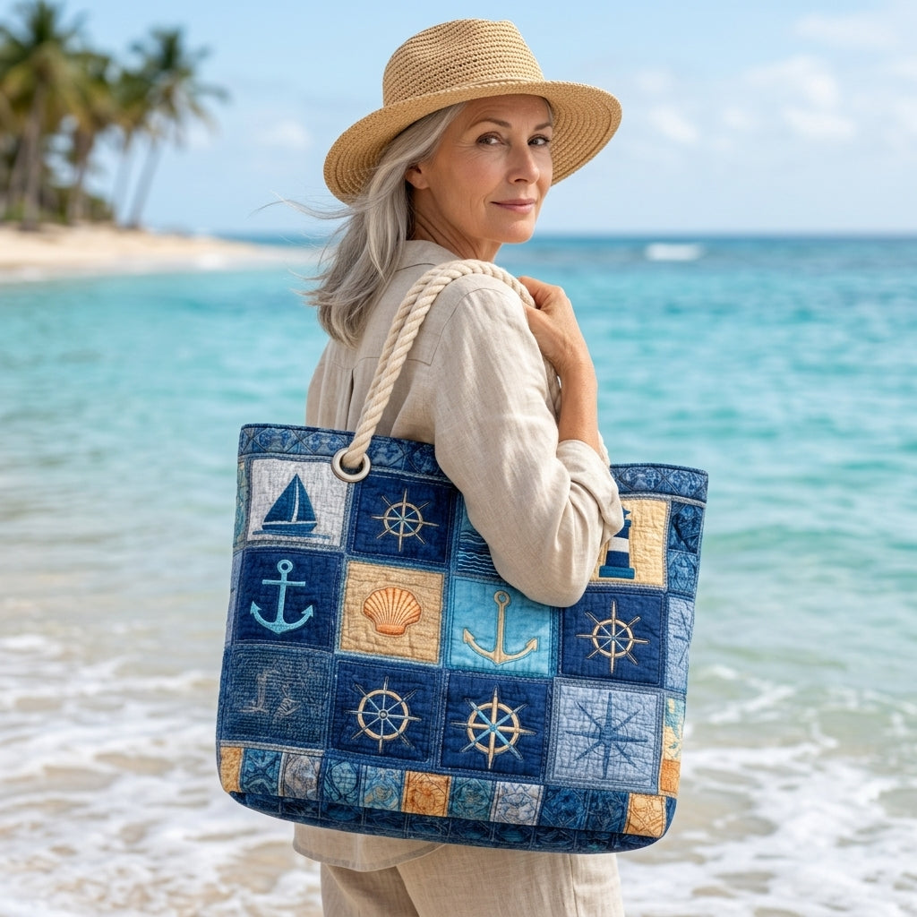 Borsa da Spiaggia - Blu Nautico