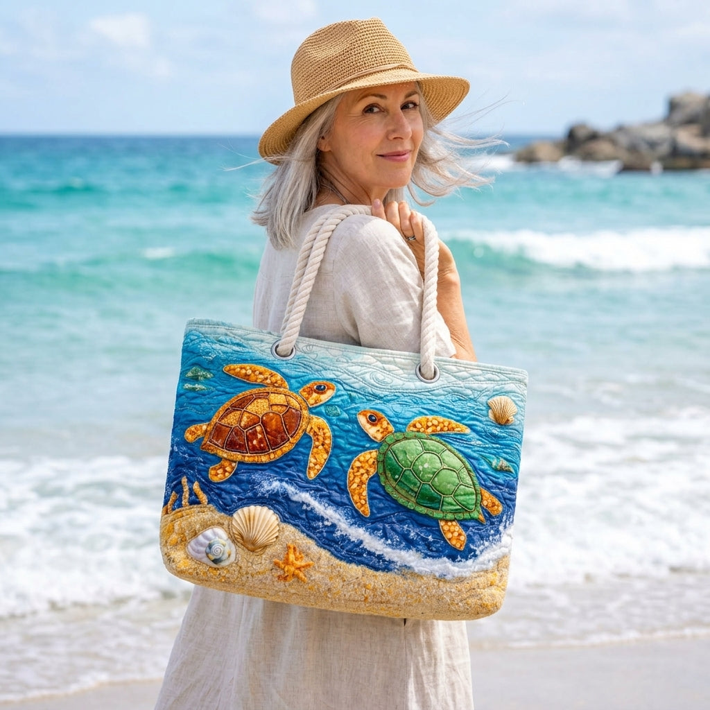 Borsa da Spiaggia - Tartaruga Tropicale