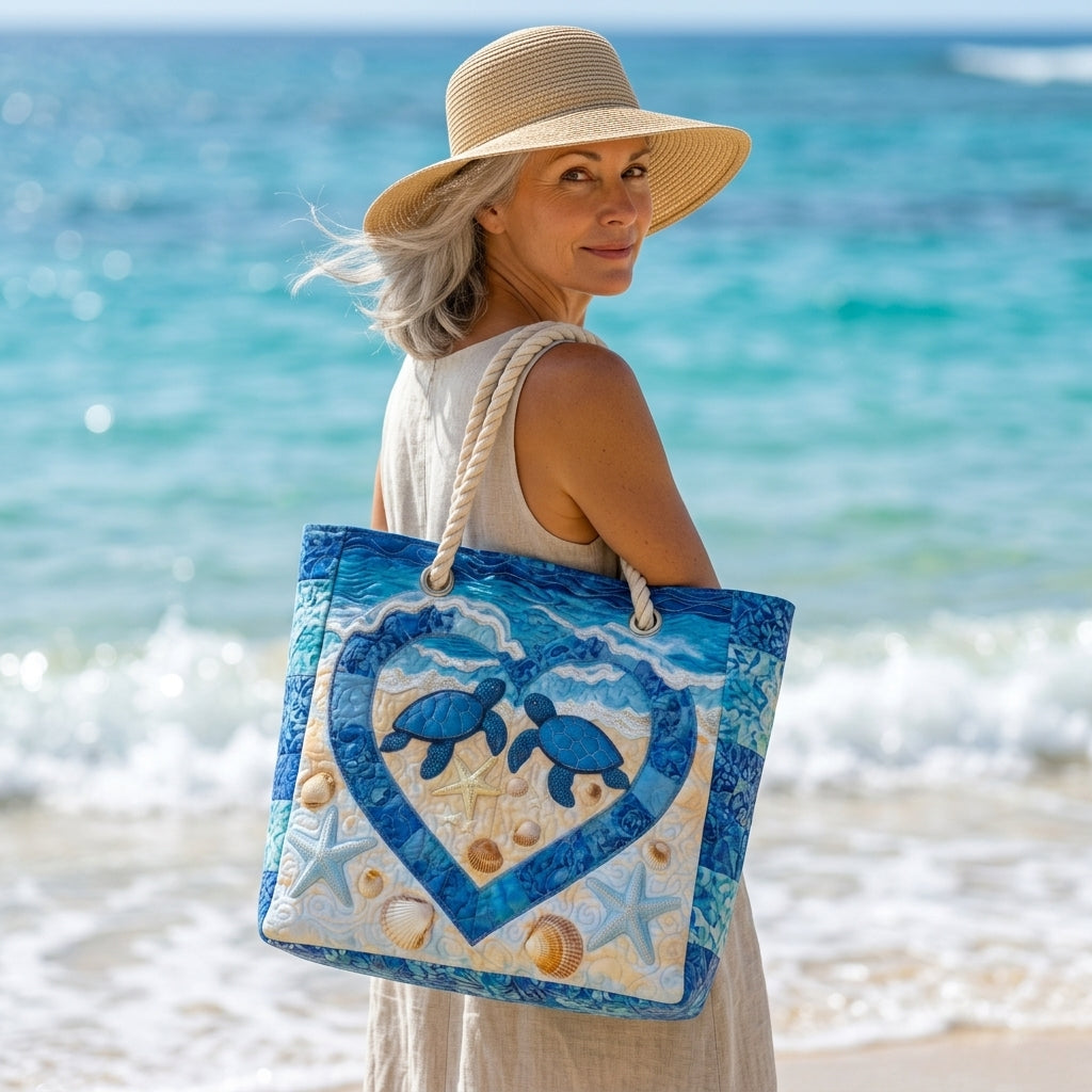 Borsa da Spiaggia - Serenità della Tartaruga