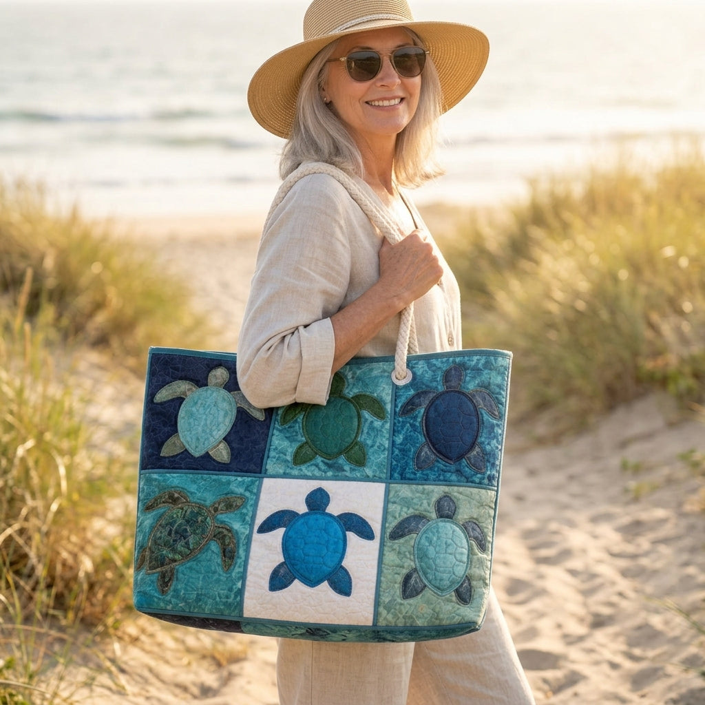 Borsa da Spiaggia - Tartaruga Blu