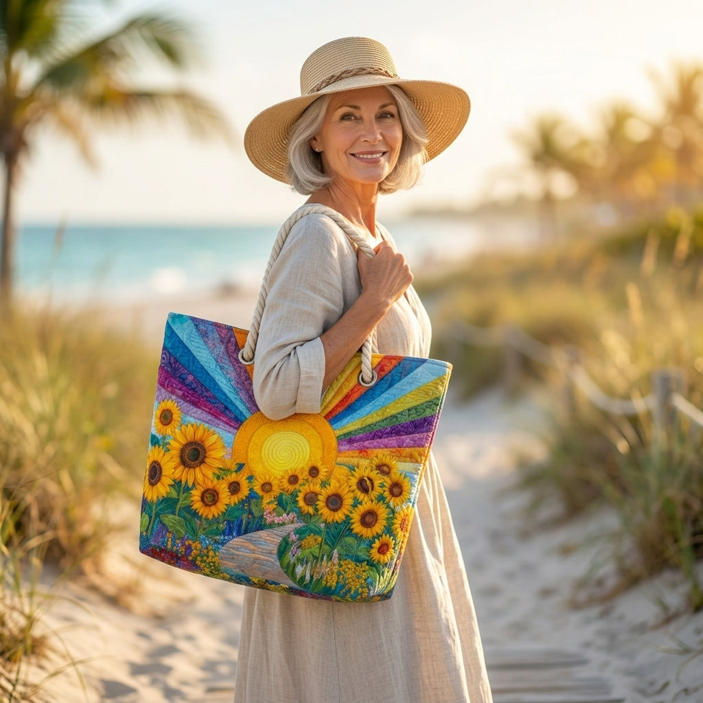 Borsa da Spiaggia - Sole Arcobaleno