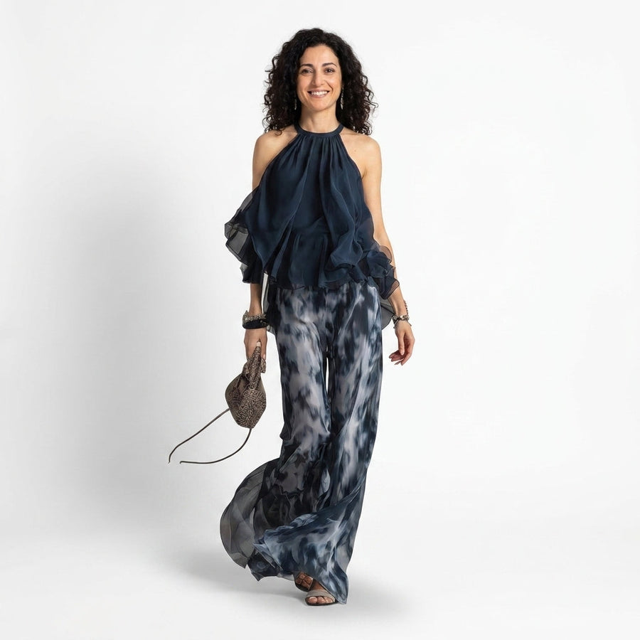 Elisa | Completo elegante e leggero con top fluido e pantaloni ampi