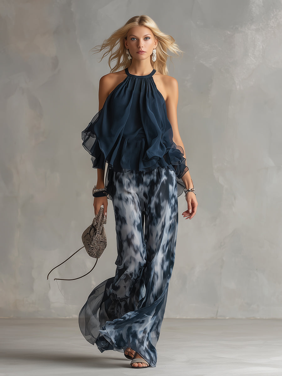 Elisa | Completo elegante e leggero con top fluido e pantaloni ampi
