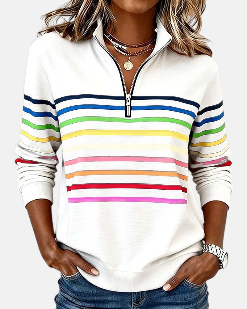 Irene | Maglione a righe comodo