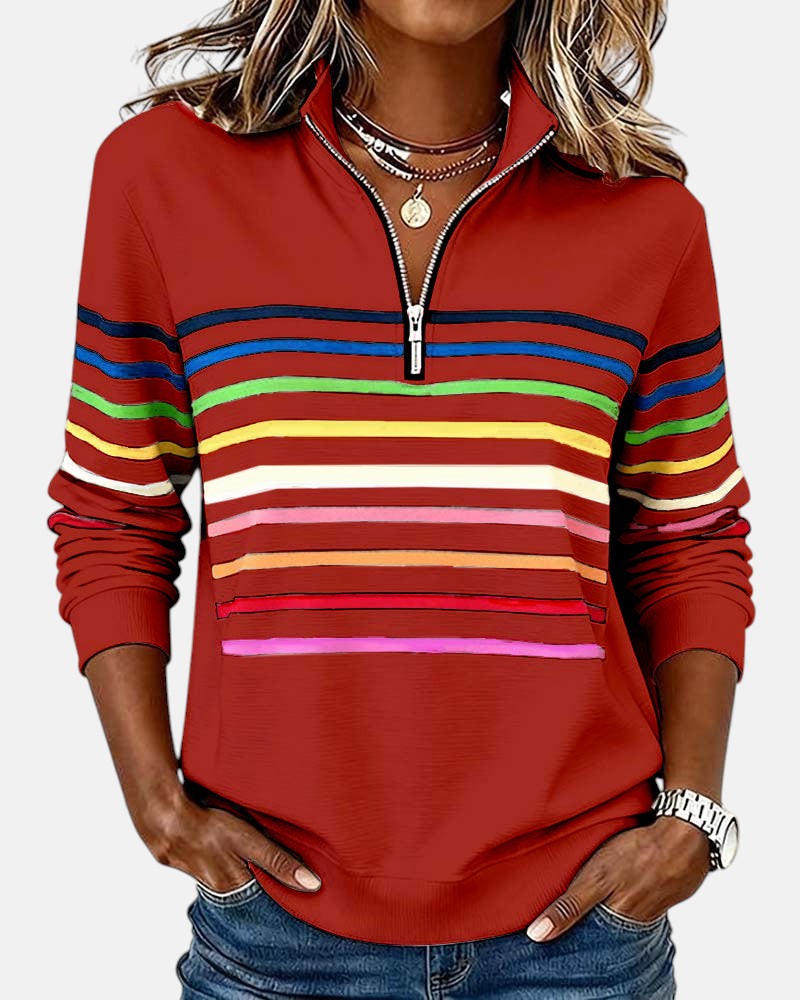 Irene | Maglione a righe comodo
