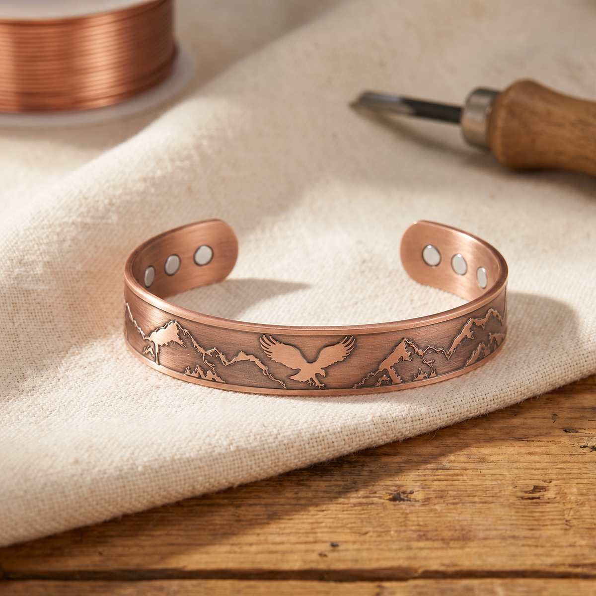 Bracciale in Rame di Valentini & Morelli Roma - Aquila Librata