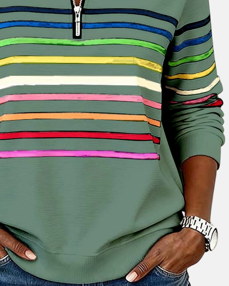 Irene | Maglione a righe comodo