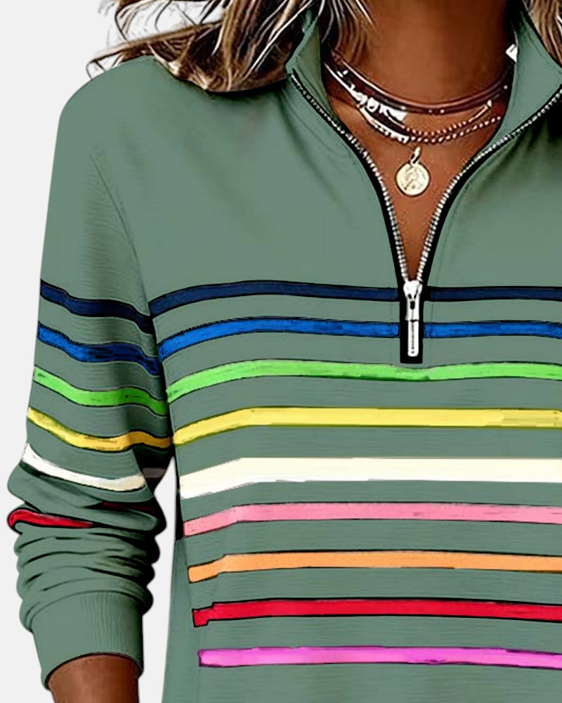 Irene | Maglione a righe comodo