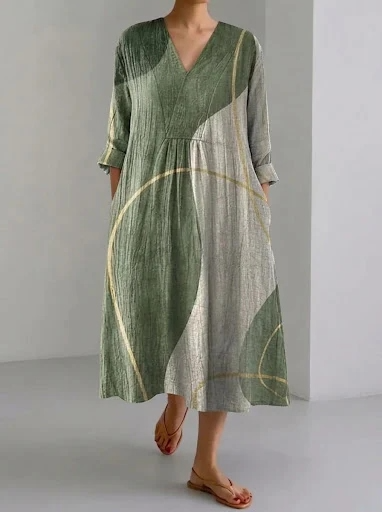 Lara | Vestito lungo in lino