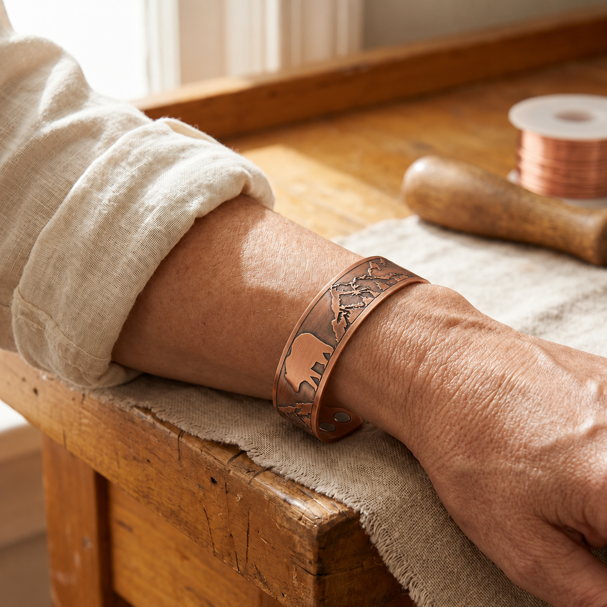 Bracciale in Rame di Valentini & Morelli Roma - Madre Orsa