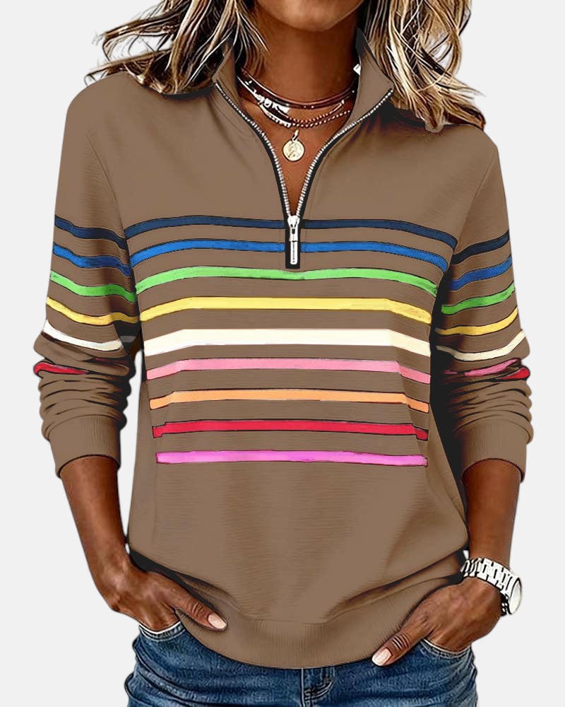 Irene | Maglione a righe comodo