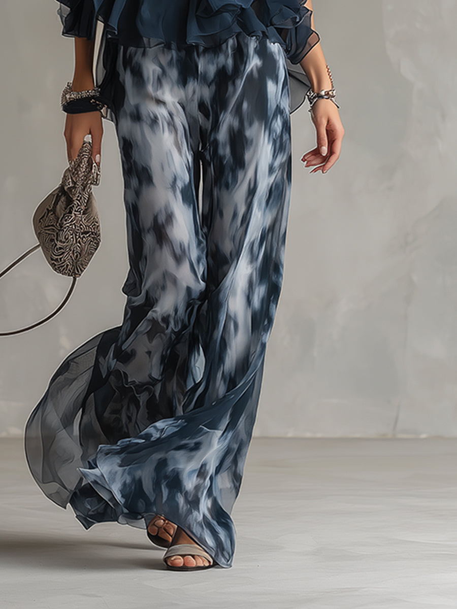 Elisa | Completo elegante e leggero con top fluido e pantaloni ampi