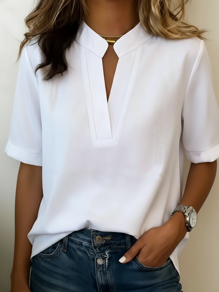 Sabina | Blusa elegante con scollo a V